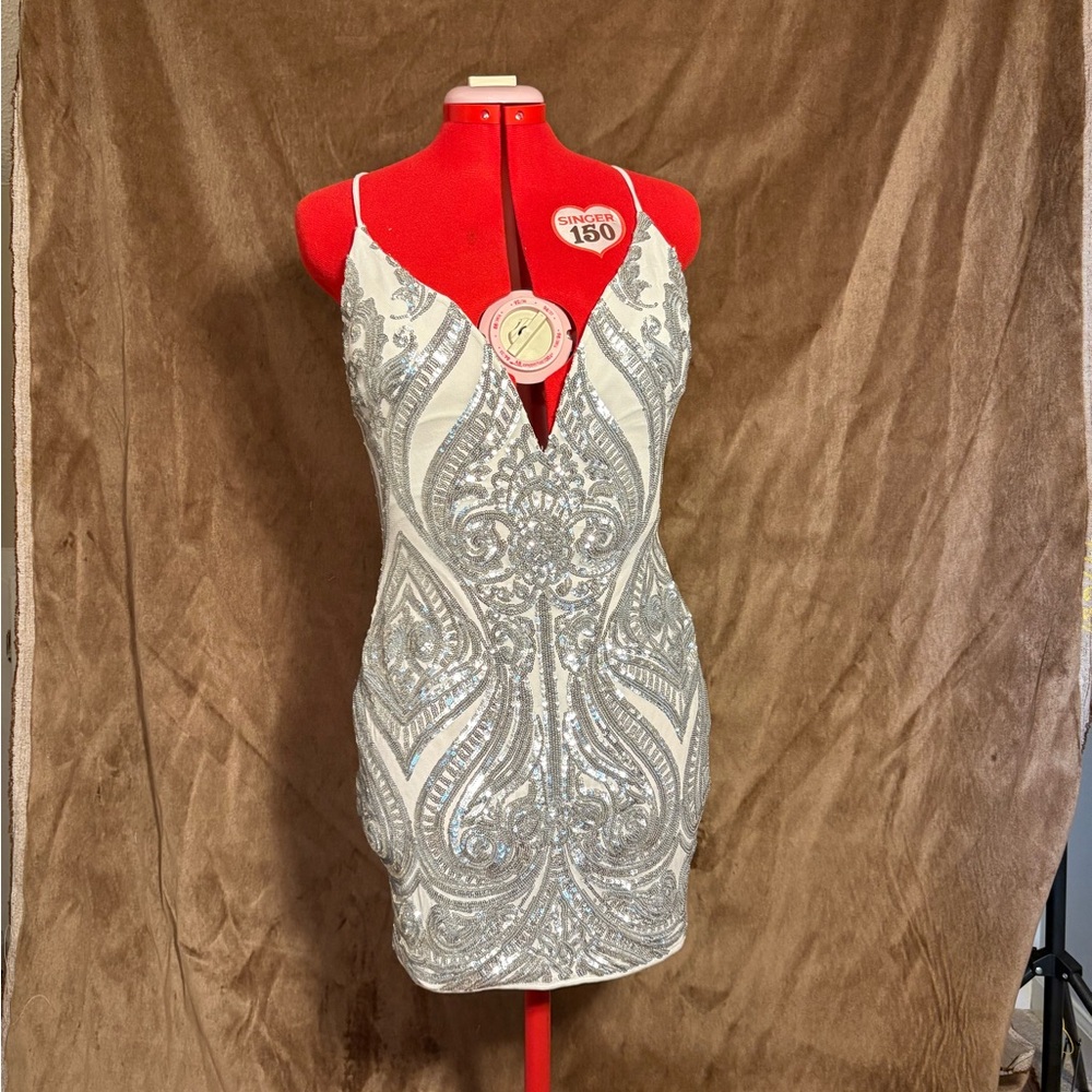 Windsor White Bodycon Mini Dress
